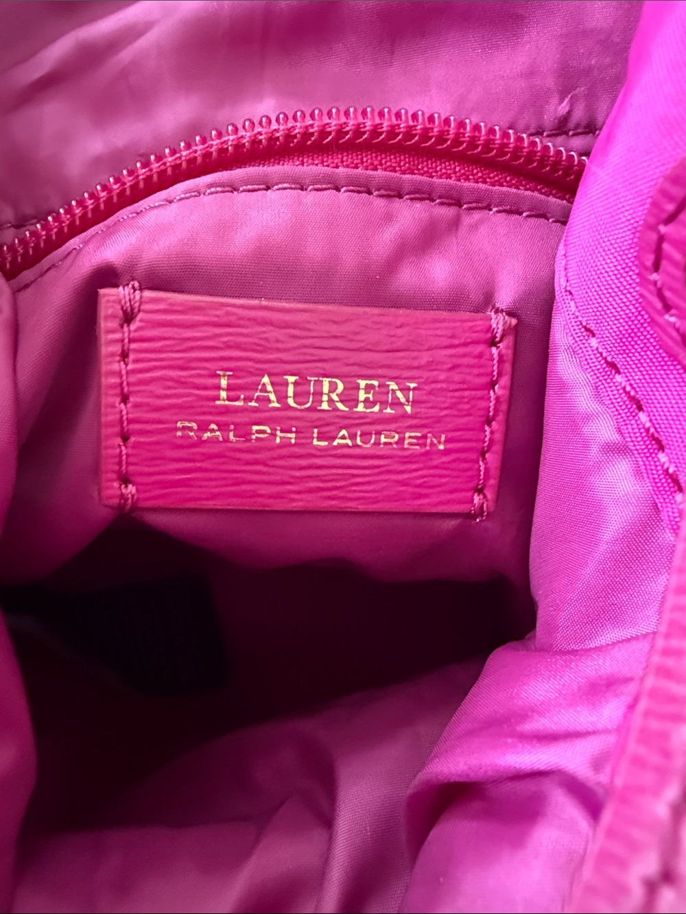 Ralph Lauren Pink Nylon Backpack - Picture 8 of 9